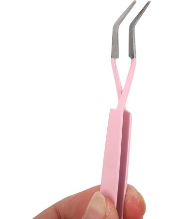Sonew Eyelash Tweezers Stainless Steel Flexible Comfortable Grip Easy Operation Suitable for Makeup Home - Buy Online on GoSupps.com