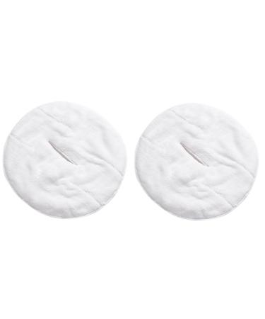 ABOOFAN Lot de 2 Serviettes de Soin du Visage Blanches R utilisables Compresses Chaudes et Humides pour Masque Facial Serviettes Hydratantes Adapt es au Spa et Usage Professionnel pour