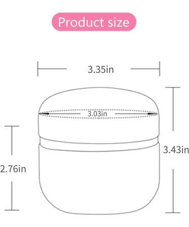 Topwon Talc-Free Body Powder Container with Puff- Green | Dusting Loose Powder Case for Baby and Women | Home and Travel Friendly - Buy Online on GoSupps.com