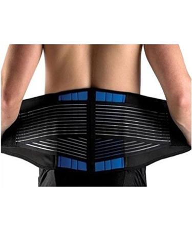 KL Happiness Deluxe Neoprene Double Pull Lumbar Lower Back Support Brace Exercise Belt (5XL : (50-63 )) We Have All Size S - 6XL 5X-Large (Pack of 1)
