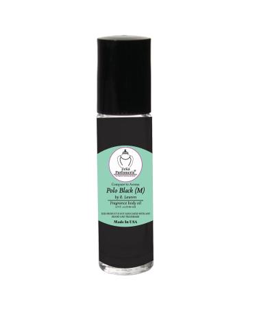 Compare to Aroma Polo Black by R. Lauren for Men - 1/3 oz Travel Size Fragrance Body Oil Roll-On - Buy Online on GoSupps.com