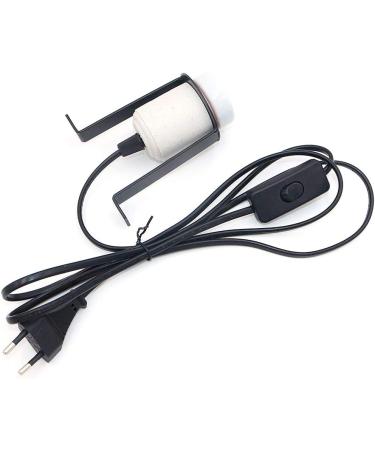 POFET Reptile Ceramic Heat Lamp Holder - Pet Heater Bracket for E27 Bulb (EU Plug) - Enhance Your Pet's Habitat - Buy Online on GoSupps.com