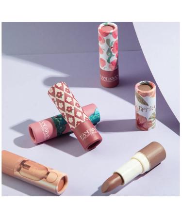 AKARY Matte Nude Lipstick - Bold & Intense Paper Tube Lipstick for Long Lasting Velvet Lips | Non-Stick Cup Formula - Perfect Gift for Women & Girls (01 Transpare...) - Buy Online on GoSupps.com