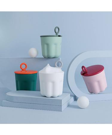 dijiusidy Foam Maker Cup Manual Foamer Bath Facial Hand Wash Bubbler Bubbles Cleaning Cream Foaming Household Toilet Accessories Red - Buy Online on GoSupps.com