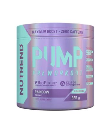 Nutrend Pump PreWorkout Rainbow 225g Berry Splash