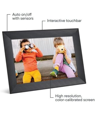 Aura Carver WiFi Digital Picture Frame - The Ultimate Gift | Effortless Setup & Free Unlimited Storage | Send Photos Easily from Your Phone | Gravel Carver - Buy Online on GoSupps.com