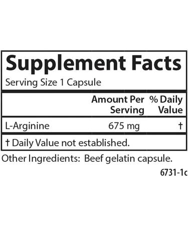 Carlson - L-Arginine 675 mg Promotes Healthy Circulatory & Cardiovascular System 90 capsules 90 Count (Pack of 1) - Buy Online on GoSupps.com