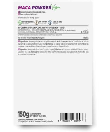 HSN MACA POWDER 150 g Dietary Supplement - Buy Online on GoSupps.com