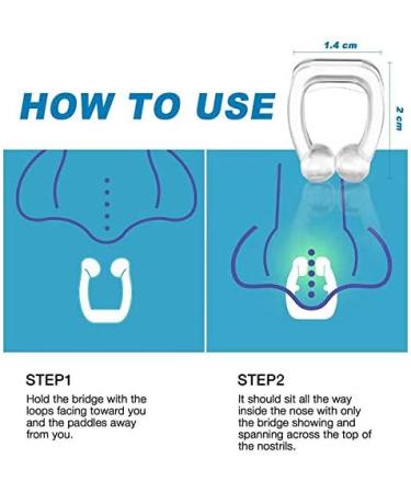 2023 Upgraded Schnorchstopper Premium Nose Clip Set | Anti-Snoring Aid for Quiet Nights | BPA Free | International Shipping Available - Buy Online on GoSupps.com