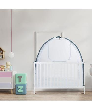YOMECHEO Baby Crib Tent  Baby Safety Net for Cribs to Keep Baby from Climbing Out  Stable Structure Design with Strong Rods  See-Through Mesh Crib Mosquito Net - Buy Online on GoSupps.com