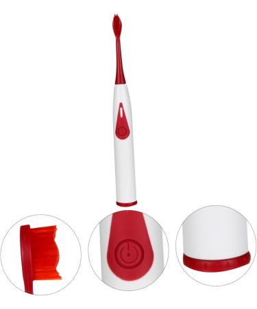Ultechnovo Waterproof Electric Toothbrush Set - Oral Hygiene & Teeth Whitening - 1 Pack Red - Buy Online on GoSupps.com