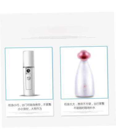 IWOWHERO Skin Moistener Mist Facial Sprayer Mini Facial Mister Portable Humidifier Portable Face Mister White - Buy Online on GoSupps.com