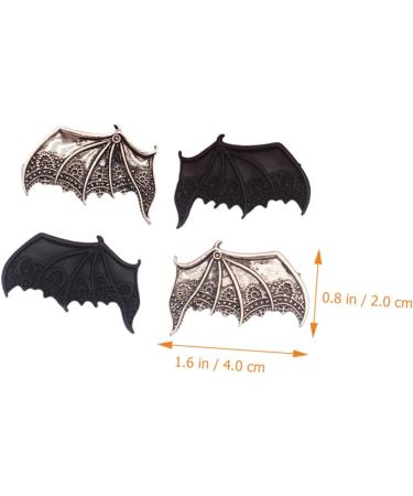 Beatifufu 2 Pairs Bat Hairpin Devil Wing Hair Clip Devil Wing Hair Headpiece Devil Wing Hairpin Devil Horns Hairpin Vintage Metal Decor Halloween Hair Decors Zinc Alloy Accessories Child Ear - Buy Online on GoSupps.com