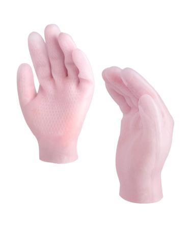 ABOOFAN 2 Pairs Moisturizing Gloves Dry Hand Womens Heels Closed Toe Cosmetic Hand Gloves Heels for Women Gloves Socks Inspection Gloves Spa Sebs Short Boots Girl Brighten Skin Colour