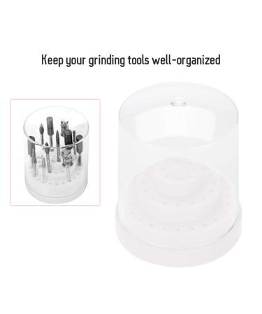 Portable Nail Drill Holder Organizer - 48 Holes Plastic Display Stand for Nail Art | International Shipping - Buy Online on GoSupps.com