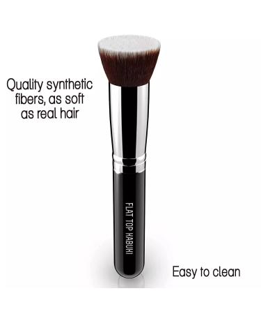 V VALENTINA Flat Top Kabuki Foundation Brush - Flawless Makeup Application | International Shipping Available - Buy Online on GoSupps.com