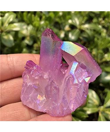 1PC Crystal Cluster Angel Titanium Quartz Crystal Specimen Minerals Reiki Stones JZIGTDEM (Color : 60g) - Buy Online on GoSupps.com