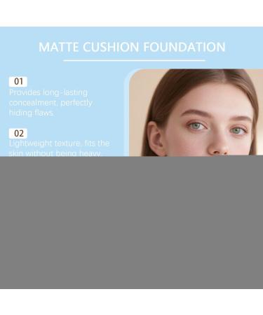  Yjkedfh Cushion Foundation Makeup | Anti-Perspirant Matte Cushion Concealer for Women | Long-Lasting Corrective Makeup Cream for Girlfriend Wife Daughter Sister and - Buy Online on GoSupps.com