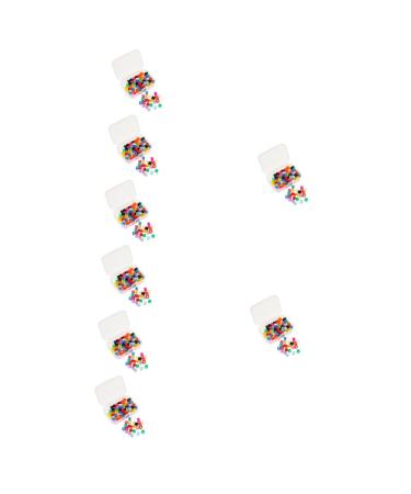 Homsfou 1280 Stk tooth coloring code Instrument code deliveries tabs color code rings Keywords from silicone tooth ring label meter high pressure accessories plastic PP different colors x 8 pieces 0.3x0.3cmx8pcs