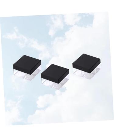POPETPOP 3pcs Powder Subpackage Case Cosmetic Travelling Bottle Powder Box Makeup Powder Round Size 2 As Shown - Buy Online on GoSupps.com