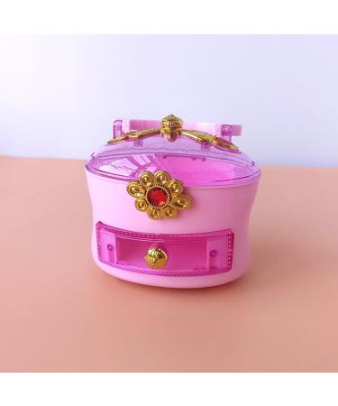 Uonlytech Hair Accessories Organizer Plastic Hair Ties Box with Handle Portable Little Girl Jewelry Crafts Container for Hair Pins Bows Barrette - Buy Online on GoSupps.com