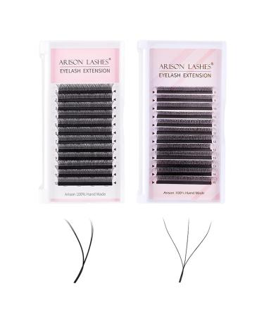 Premium 3D Volume C Curl Lash Extensions - 12mm 0.07 Thickness | Pre-Made International Shipping - Buy Online on GoSupps.com