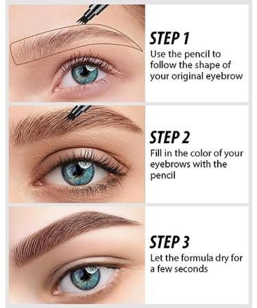 Buy Waterproof Eyebrow Microblading Pen - Natural-Looking Liquid Eyebrow Pencil in Light Brown | International Shipping Available - Buy Online on GoSupps.com