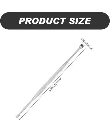 Stainless Steel Ear Pick Tool Kit - Portable Earwax Removal Set for Adults - Buy Online on GoSupps.com