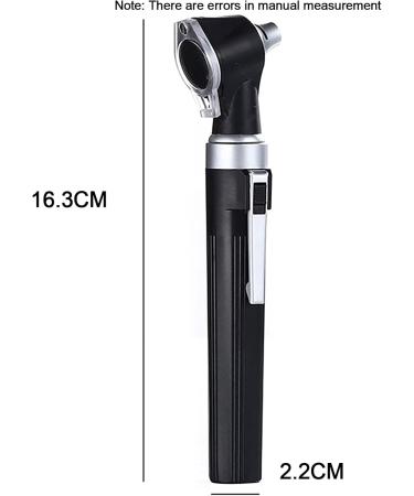 Premium Otoscope with Light - Ear Infection Detector Pocket Ear Exam Set for Nurses Kids Adults & Pets - Batteries Included (Black) - Buy Online on GoSupps.com
