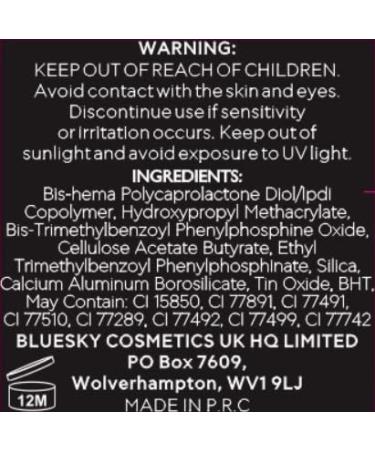 Bluesky Gel Nail Polish Tango Passion 80580 Dark Purple Long Lasting Chip Resistant 10 ml (Requires Drying Under UV LED Lamp) - Buy Online on GoSupps.com