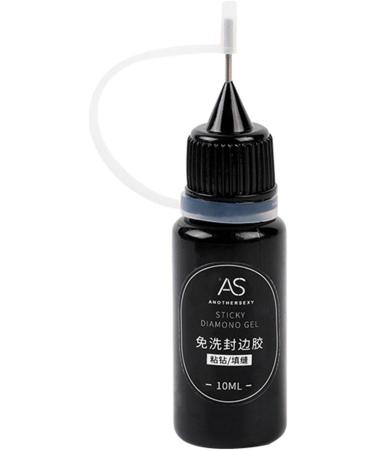 Rhinestone Glue for Nails Clear Nail Gem Glue Precision - No Wipe Adhesive Filler Sealing Glue for Gems Diamonds Jewelry Gel Nail Polish Decoration Nanyaciv - Buy Online on GoSupps.com