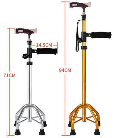 Crutches for The Elderly Non-Slip Lightweight Medical Crutches Cane for The Elderly Fracture Walker Crutches (Color : Silver) Smooth Sailing - Buy Online on GoSupps.com