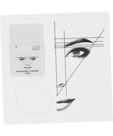 FOMIYES Home Tools Makeup Tools Eyebrow Mapper Tool Eyebrow Shaper Ink Multifunction 4.6x1.8x7.5cm White - Buy Online on GoSupps.com