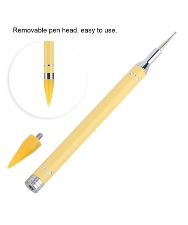 3 Pieces DIY Nail Pen Set - Double Ended Nail Dotted Wax Pen for Manicure & Nail Art Decoration Tools - Buy Online on GoSupps.com
