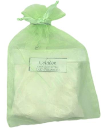 Lady Primrose Celadon Dusting Silk Pouch - Luxurious Body Powder for Silky Smooth Skin - Buy Online on GoSupps.com