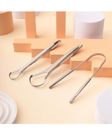 Stainless Steel Tongue Scraper - Fight Bad Breath & Maintain Oral Health | Travel Essentials for Fresh Breath|Easy to Use - Buy Online on GoSupps.com