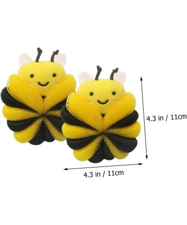 FRCOLOR 4 pcs Exfoliating Bath Ball Burp Cloths & Sponge Set - Ideal Baby Shower & Toddler Bath Accessories - Buy Online on GoSupps.com