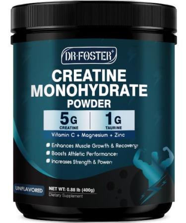 Micronized Creatine Monohydrate for Women-Men Creatine Powder with Taurine Creatine Zinc & Magnesium to Support Muscle Growth & Workout Recovery Unflavored 6.5g per Servings 60 Servings.