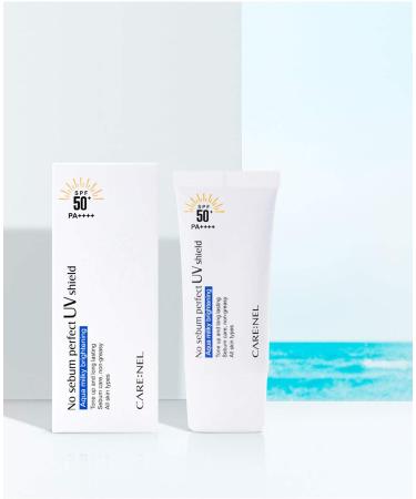 Korean SPF 50 Face Sunscreen Lotion - No Sebum Waterproof Sunblock for Women, Men, Kids & Babies - Sensitive Skin & Oily Skin - Travel Size - Buy Online on GoSupps.com