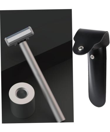 Shop Minkissy 3pcs Ladies Manual Razor Set with Leather Case - Travel Essentials for Smooth Skin - Buy Online on GoSupps.com