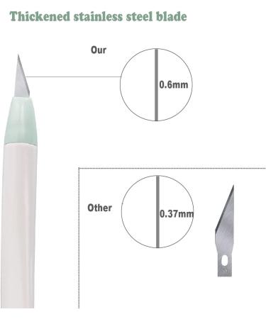 Corey-z Precision Craft Knife Kit with 6 Extra Blades - Exacto Knife Set for Art, Scrapbooking, DIY Projects and More - Buy Online on GoSupps.com