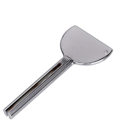 HAOWANG Toothpaste Tube Squeezer Key Shape Toothpaste Salons Hair Color Dye Oil Paint Squeezer Tube (Silver)