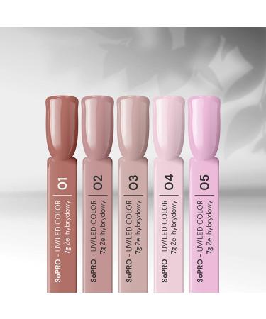 SoPro UV/LED Color Hybrid Gel 05 - 7G | High-Quality Gel Polish for Flawless Nails | International Shipping Available - Buy Online on GoSupps.com