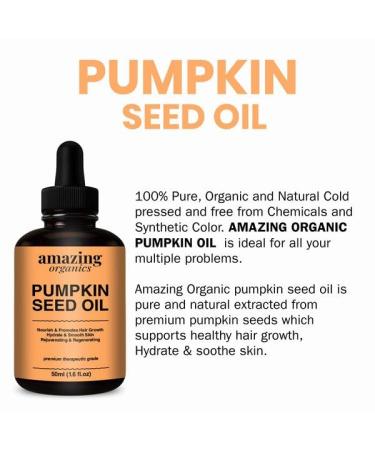Buy Cold Pressed Pumpkin Seed Oil - Nutrient-Rich for Hair Skin & Cooking | International Shipping - Buy Online on GoSupps.com