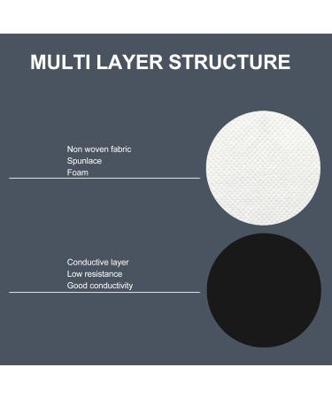 16 Pack Self-Adhesive Reusable Electrode Pads for TENS Units - Round 3 cm Replacement Pads for Muscle Stimulation - Buy Online on GoSupps.com