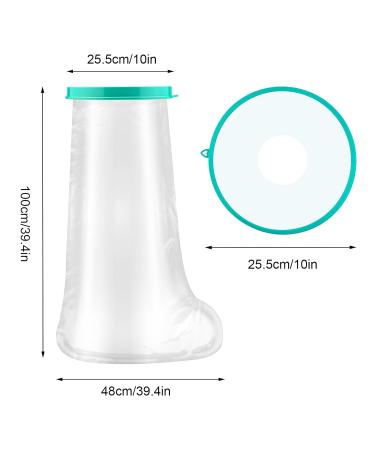 Waterproof Leg Protection for Showers | Reusable Elastic Cover for Wounds | 100cm Plaster Protection for Bathing - Buy Online on GoSupps.com