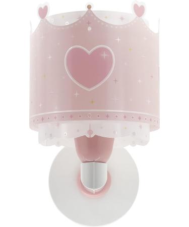 Dalber Children's Wall Lamp - Little Queen Crown Pink - E27 Kids Room Lighting - 61109 - Buy Online on GoSupps.com