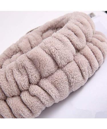 Elk Headband for Women and Girls - Spa Facial Headband for Makeup and Face Masks - Perfect for Birthday, Valentines Day, and Christmas Parties - Cozy Fleece Headwear in Coffee Color - Buy Online on GoSupps.com