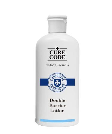 CURECODE Double Barrier Lotion with Neuromide encourages ceramide Microbiome Science soothes sensitive & dry skin strengthen repair skin barrier