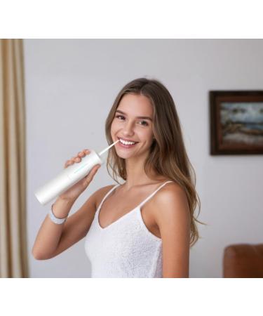 Bigsmile Cordless Water Flosser Powerful Oral Irrigator for Healthy Gums Braces and Bad Breath - Portable & White - Buy Online on GoSupps.com